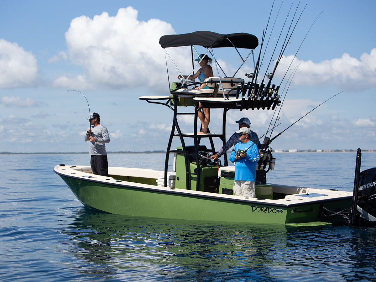 25 Dorado Flat Deck Custom Fishing Boat - Dorado Boats