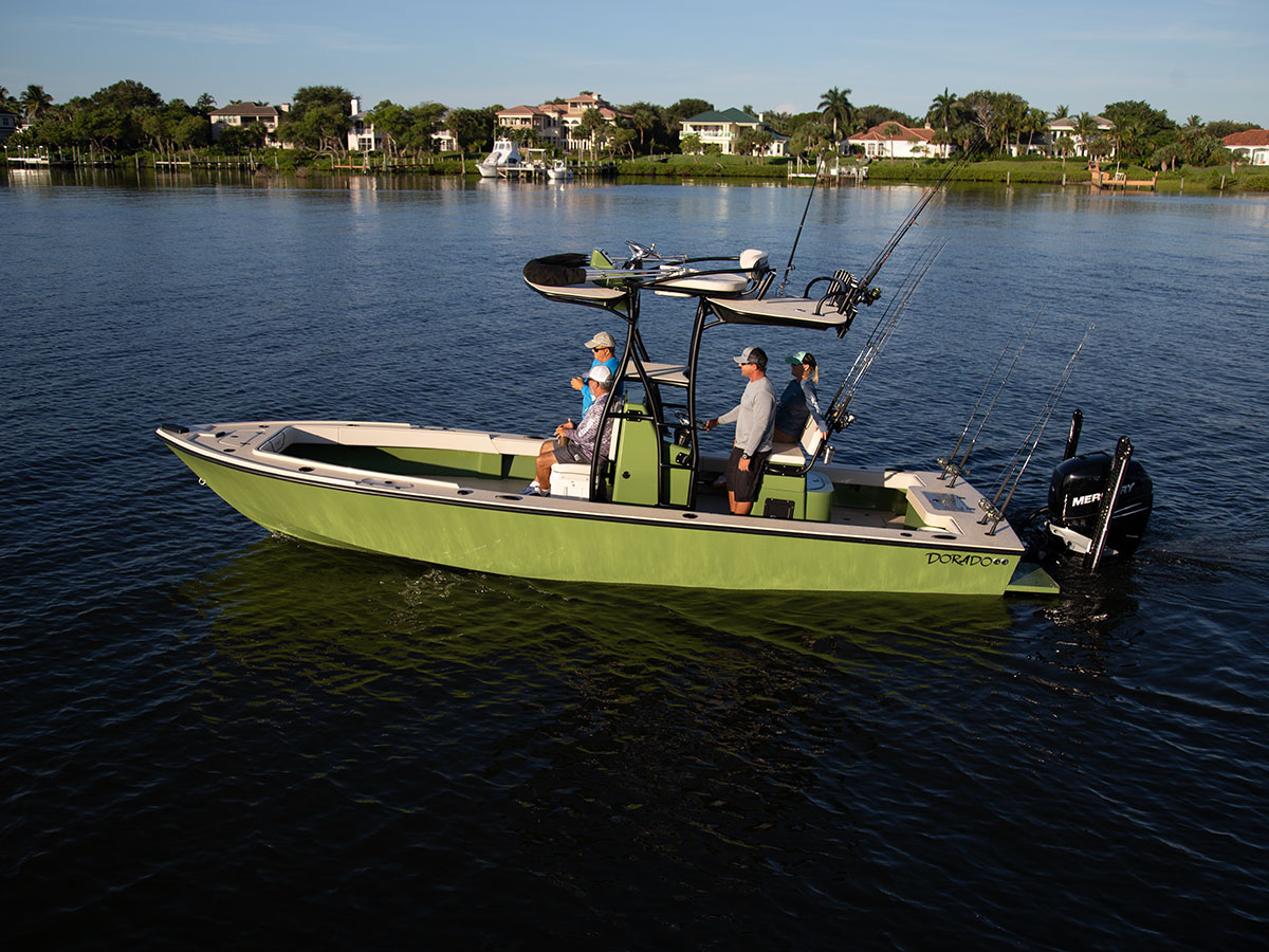 25 Dorado Flat Deck Custom Fishing Boat - Dorado Boats