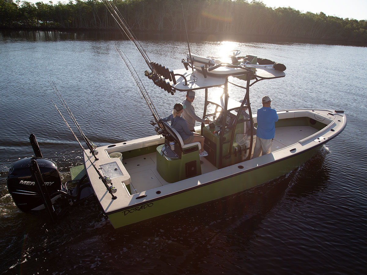 25 Dorado Flat Deck Custom Fishing Boat - Dorado Boats
