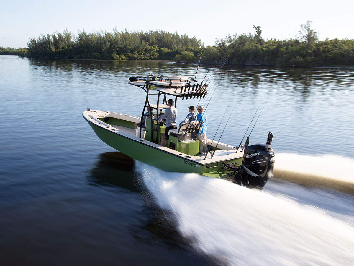 25 Dorado Flat Deck Custom Fishing Boat - Dorado Boats